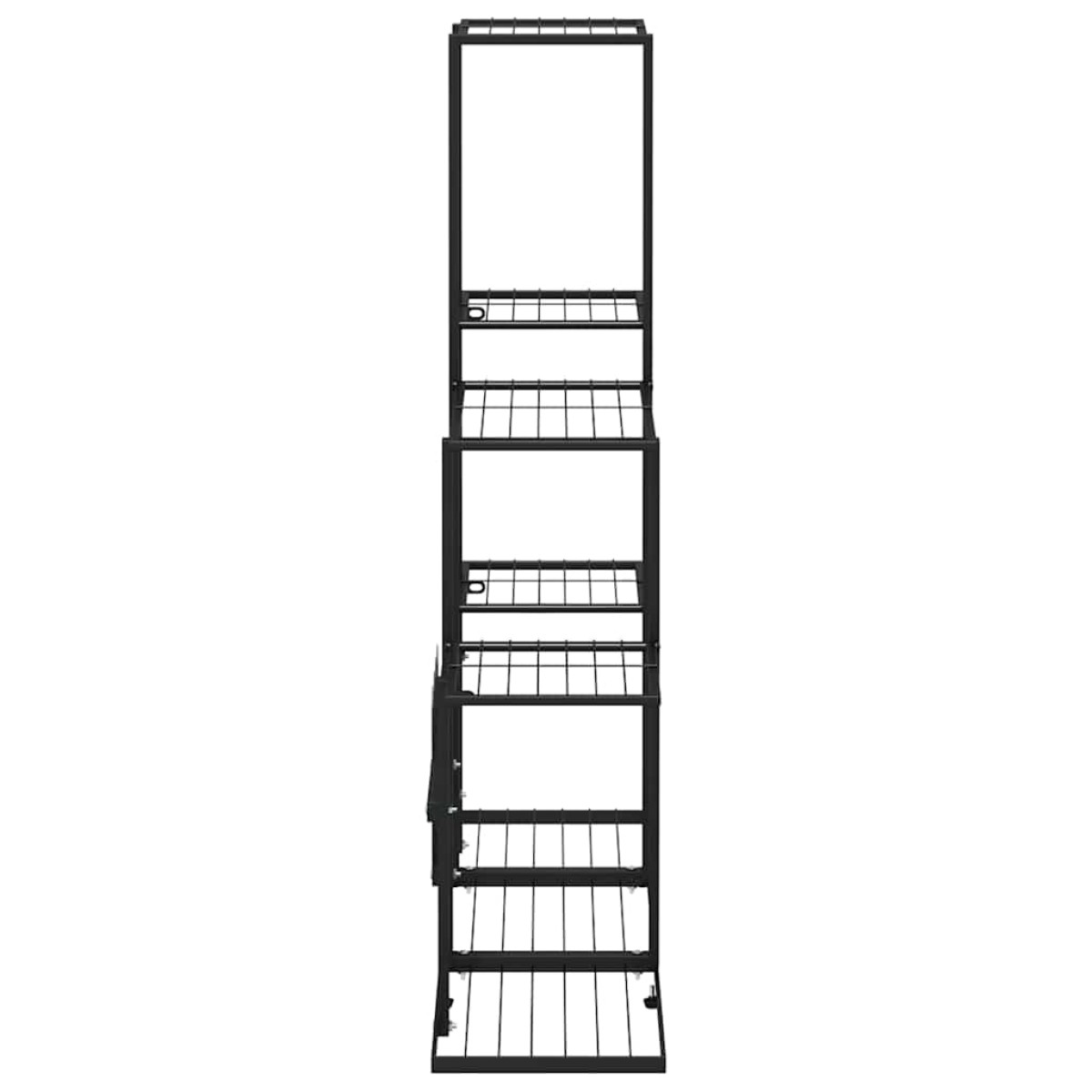 vidaXL Ανθοστήλη Μαύρη 94,5 x 25 x 88 εκ. Μεταλλική