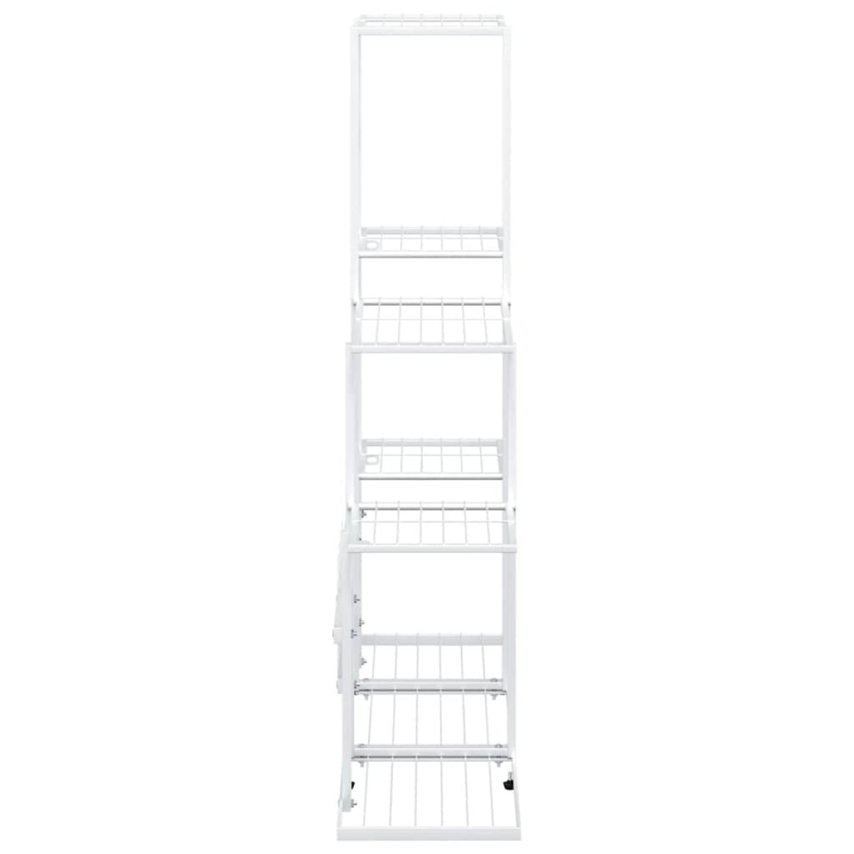 vidaXL Ανθοστήλη Λευκή 94,5 x 25 x 88 εκ. Μεταλλική
