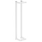 vidaXL Βάση για Πετσέτες Επιτοίχια Λευκή 12,5 x 12,5 x 60 εκ. Ατσάλινη