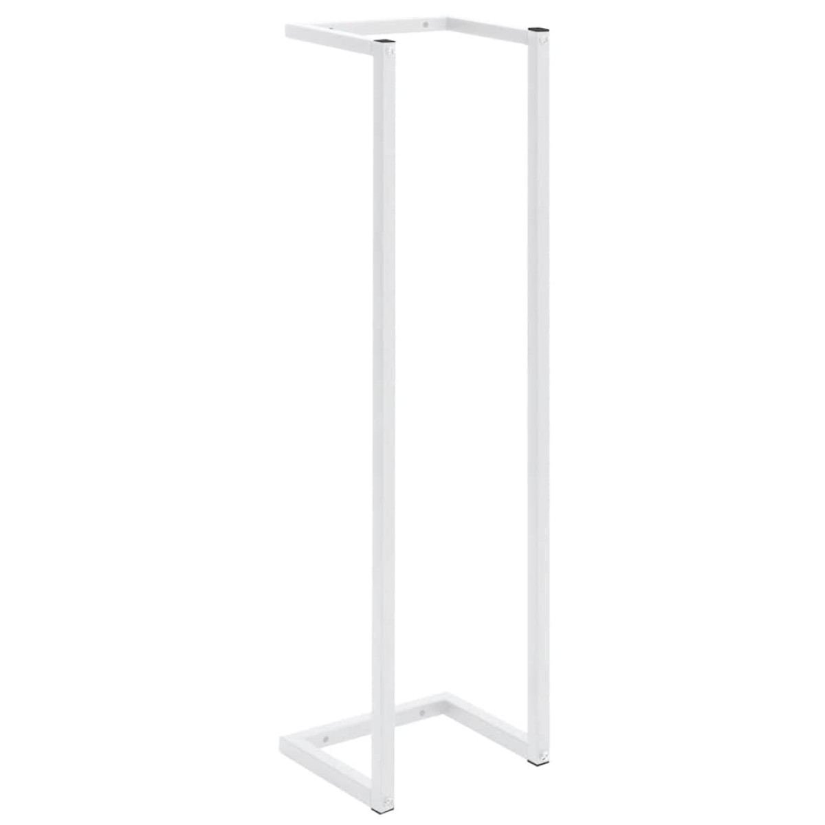 vidaXL Βάση για Πετσέτες Επιτοίχια Λευκή 25 x 20 x 95 εκ. Ατσάλινη