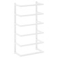 vidaXL Βάση για Πετσέτες Επιτοίχια Λευκή 24 x 12 x 48 εκ. Ατσάλινη