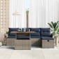 vidaXL Σετ Καναπέ Κήπου 6 τμχ. Γκρι συνθετικό ρατάν