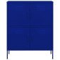 vidaXL Ντουλάπι Αποθήκευσης Ναυτικό Μπλε 80x35x101,5 εκ. από Ατσάλι
