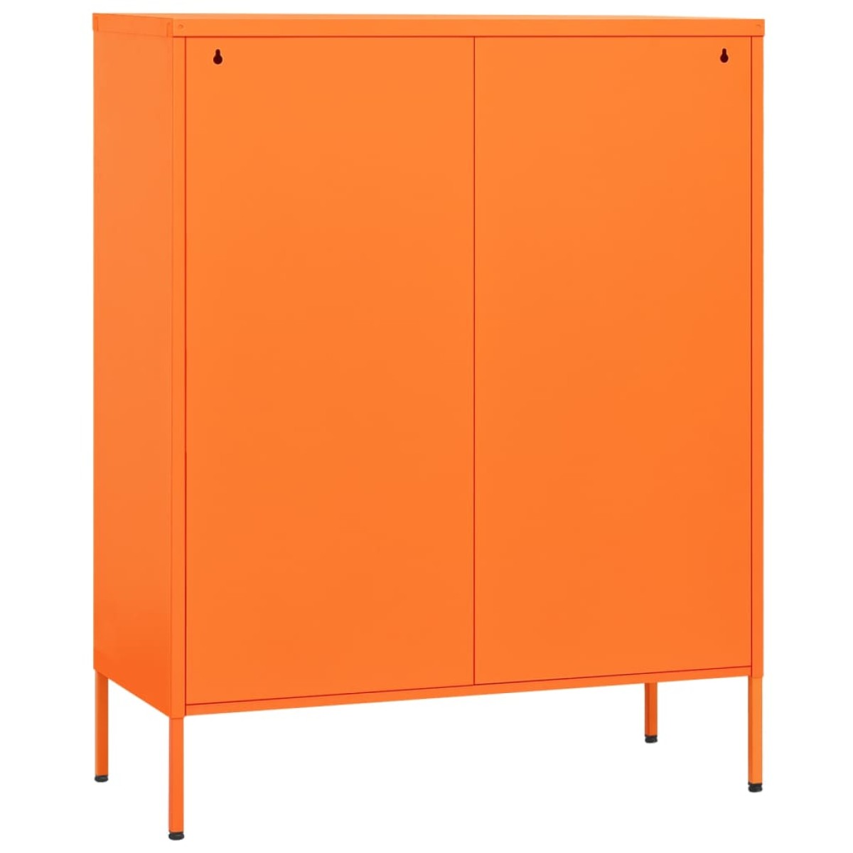vidaXL Ντουλάπι Αποθήκευσης Πορτοκαλί 80 x 35 x 101,5 εκ. από Ατσάλι