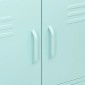 vidaXL Ντουλάπι Αποθήκευσης Χρώμα Μέντα 80 x 35 x 101,5 εκ. από Ατσάλι
