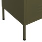 vidaXL Ντουλάπι Αποθήκευσης Πράσινο Λαδί 80x35x101,5 εκ. από Ατσάλι