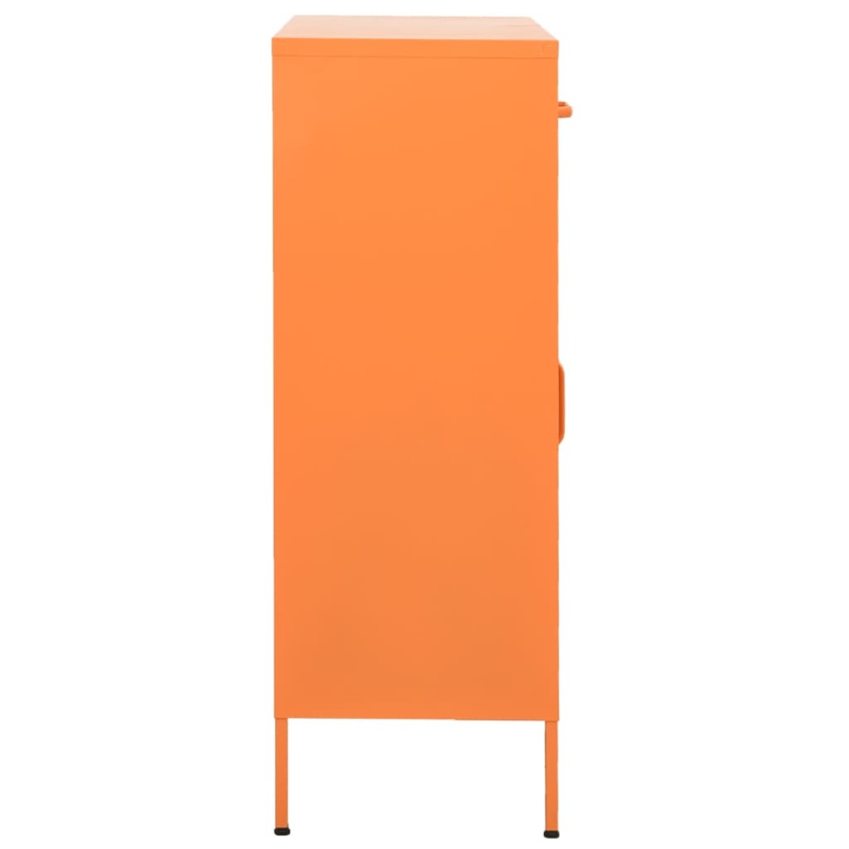 vidaXL Ντουλάπι Αποθήκευσης Πορτοκαλί 80 x 35 x 101,5 εκ. από Ατσάλι