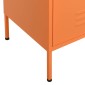 vidaXL Ντουλάπι Αποθήκευσης Πορτοκαλί 80 x 35 x 101,5 εκ. από Ατσάλι