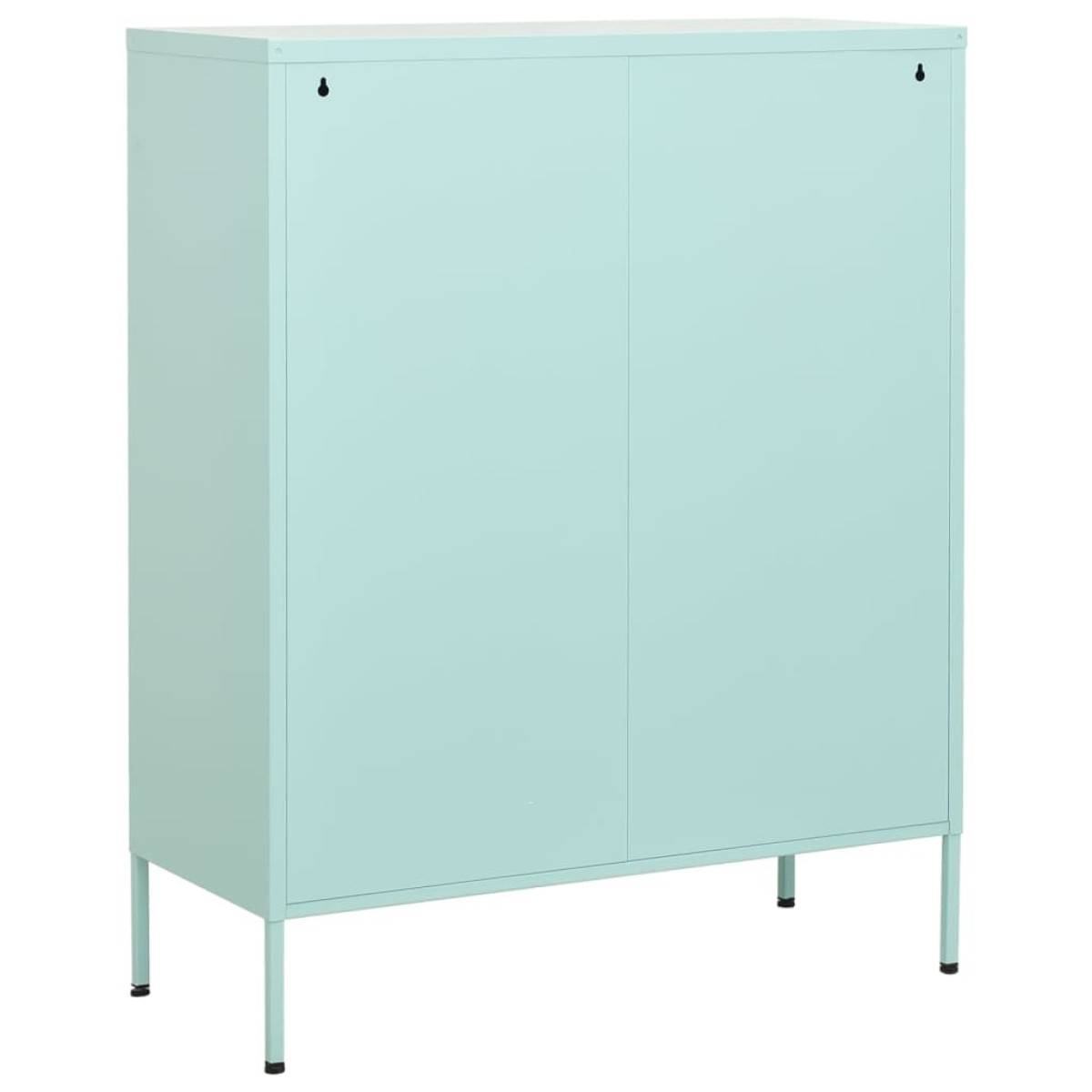 vidaXL Ντουλάπι Αποθήκευσης Χρώμα Μέντα 80 x 35 x 101,5 εκ. από Ατσάλι