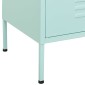vidaXL Ντουλάπι Αποθήκευσης Χρώμα Μέντα 80 x 35 x 101,5 εκ. από Ατσάλι