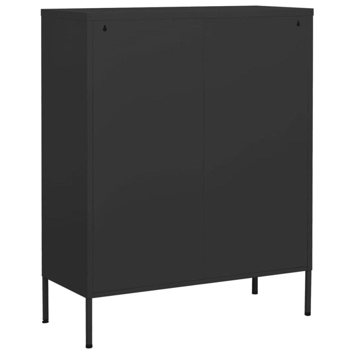 vidaXL Ντουλάπι Αποθήκευσης Ανθρακί 80 x 35 x 101,5 εκ. από Ατσάλι