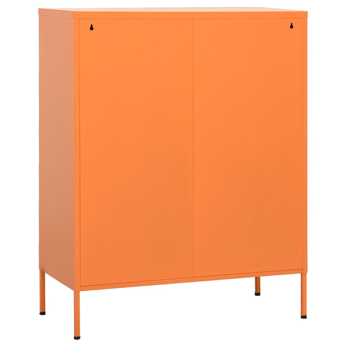 vidaXL Ντουλάπι Αποθήκευσης Πορτοκαλί 80 x 35 x 101,5 εκ. Ατσάλινο