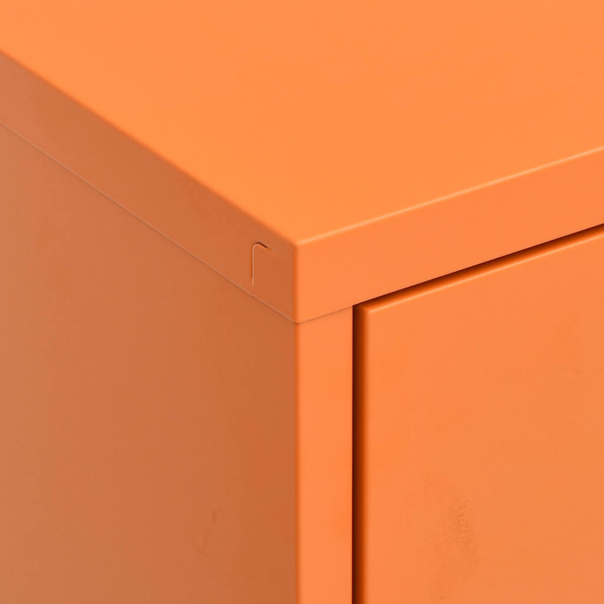 vidaXL Ντουλάπι Αποθήκευσης Πορτοκαλί 80 x 35 x 101,5 εκ. Ατσάλινο