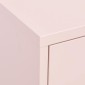 vidaXL Ντουλάπι Αποθήκευσης Ροζ 80 x 35 x 101,5 εκ. Ατσάλινο
