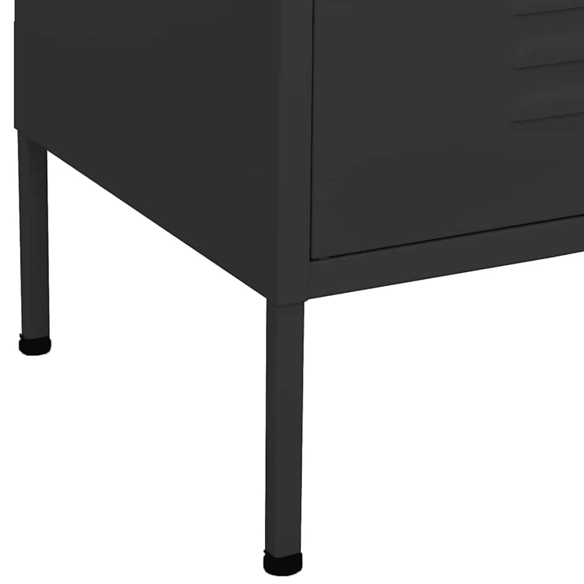 vidaXL Ντουλάπι Αποθήκευσης Ανθρακί 80 x 35 x 101,5 εκ. Ατσάλινο