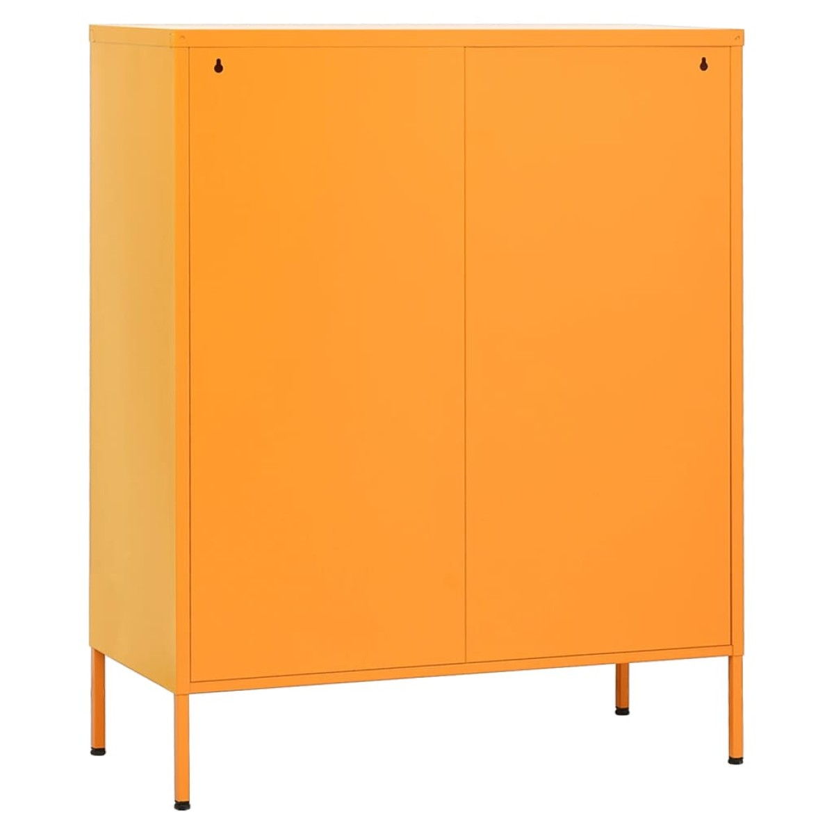 vidaXL Ντουλάπι Αποθήκευσης Μουσταρδί 80 x 35 x 101,5 εκ. Ατσάλινο