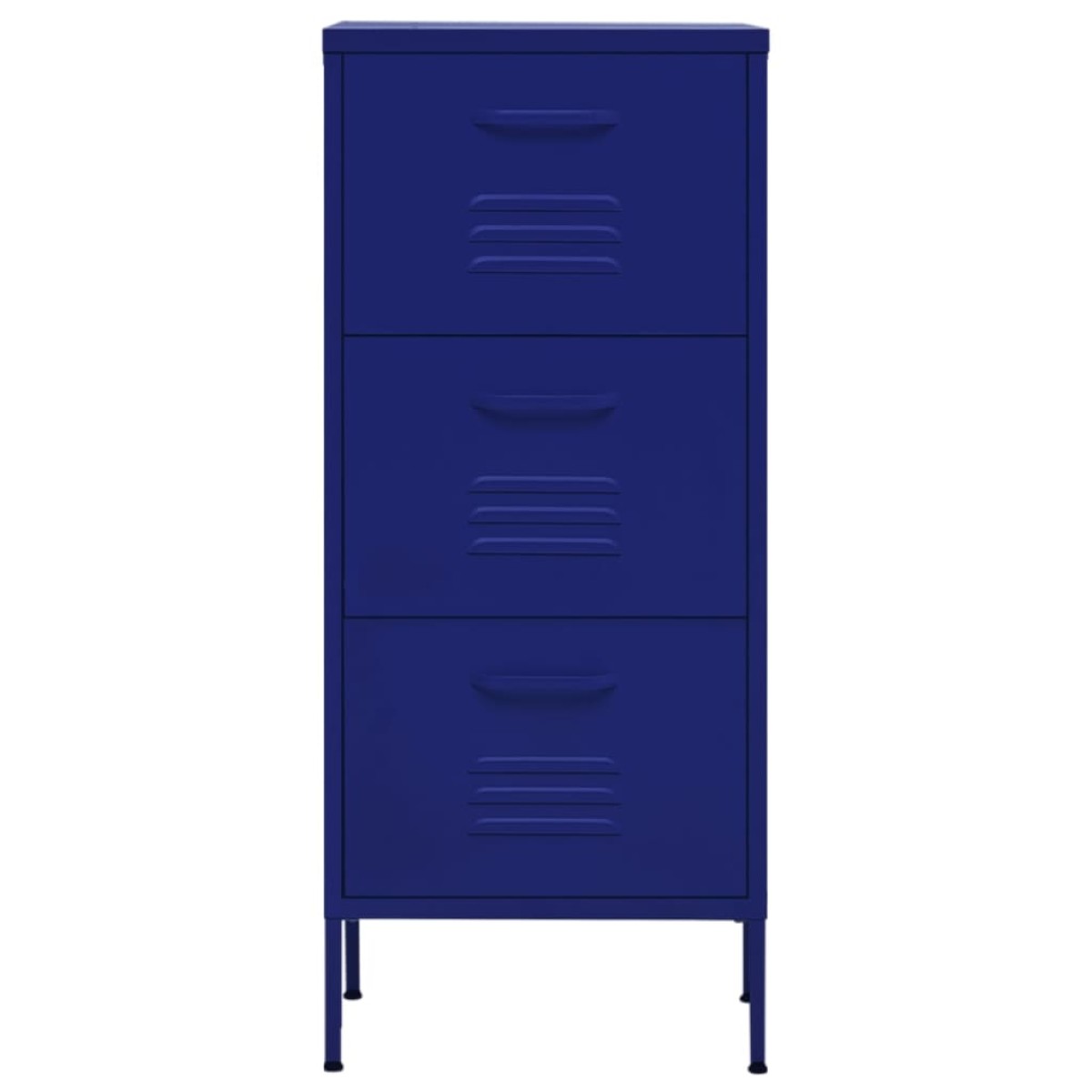 vidaXL Ντουλάπι Αποθήκευσης Ναυτικό Μπλε 42,5x35x101,5 εκ. από Ατσάλι