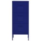 vidaXL Ντουλάπι Αποθήκευσης Ναυτικό Μπλε 42,5x35x101,5 εκ. από Ατσάλι