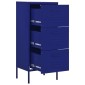 vidaXL Ντουλάπι Αποθήκευσης Ναυτικό Μπλε 42,5x35x101,5 εκ. από Ατσάλι