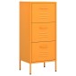 vidaXL Ντουλάπι Αποθήκευσης Μουσταρδί 42,5 x 35 x 101,5 εκ. από Ατσάλι