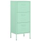 vidaXL Ντουλάπι Αποθήκευσης Xρώμα Mέντας 42,5x35x101,5 εκ. από Ατσάλι
