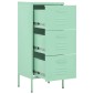 vidaXL Ντουλάπι Αποθήκευσης Xρώμα Mέντας 42,5x35x101,5 εκ. από Ατσάλι