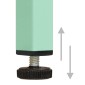 vidaXL Ντουλάπι Αποθήκευσης Xρώμα Mέντας 42,5x35x101,5 εκ. από Ατσάλι