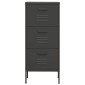 vidaXL Ντουλάπι Αποθήκευσης Ανθρακί 42,5x35x101,5 εκ. από Ατσάλι