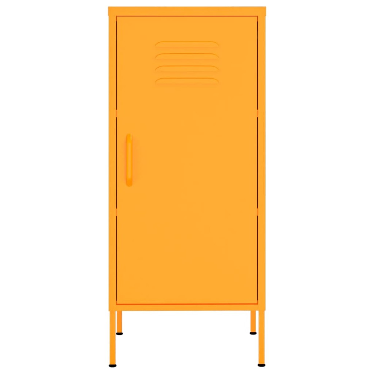 vidaXL Ντουλάπι Αποθήκευσης Μουσταρδί 42,5x35x101,5 εκ. από Ατσάλι
