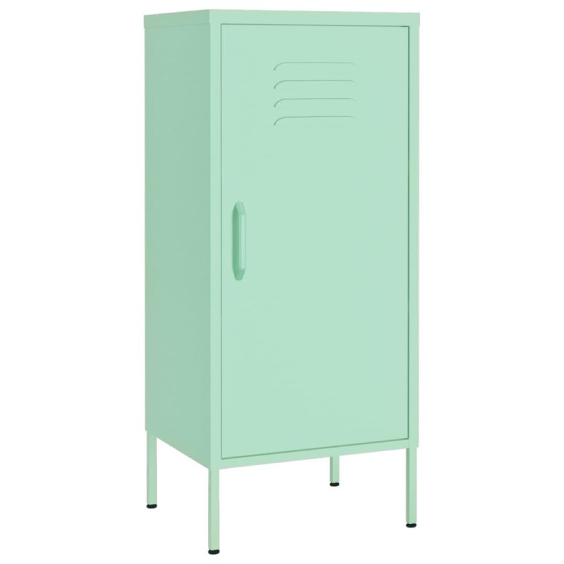 vidaXL Ντουλάπι Αποθήκευσης Xρώμα Mέντας 42,5x35x101,5 εκ. από Ατσάλι