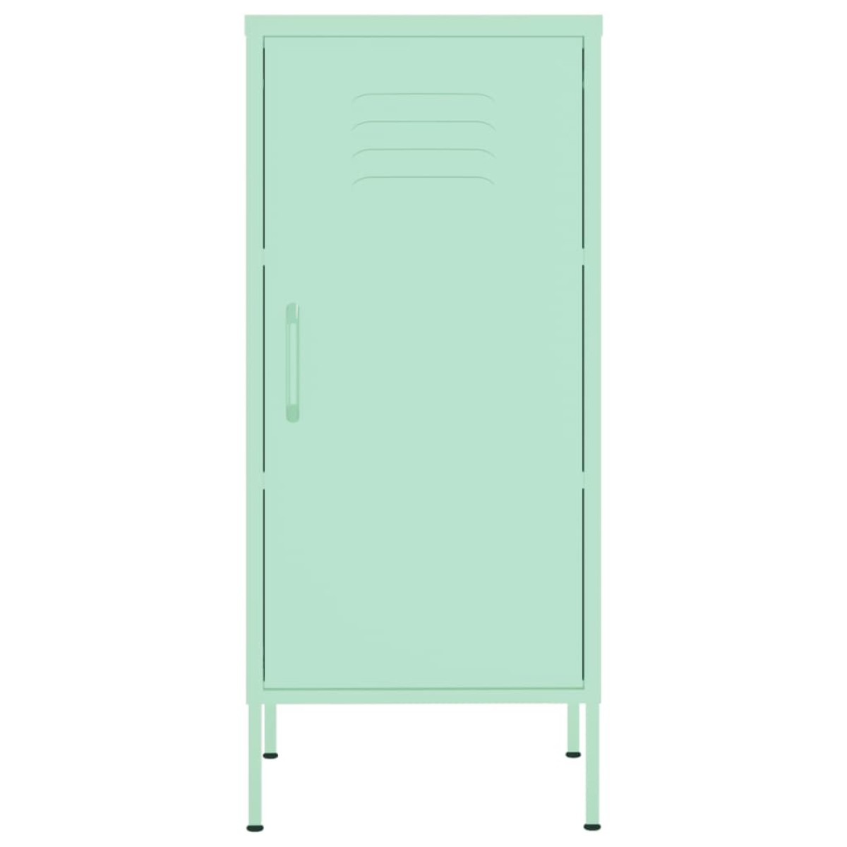vidaXL Ντουλάπι Αποθήκευσης Xρώμα Mέντας 42,5x35x101,5 εκ. από Ατσάλι