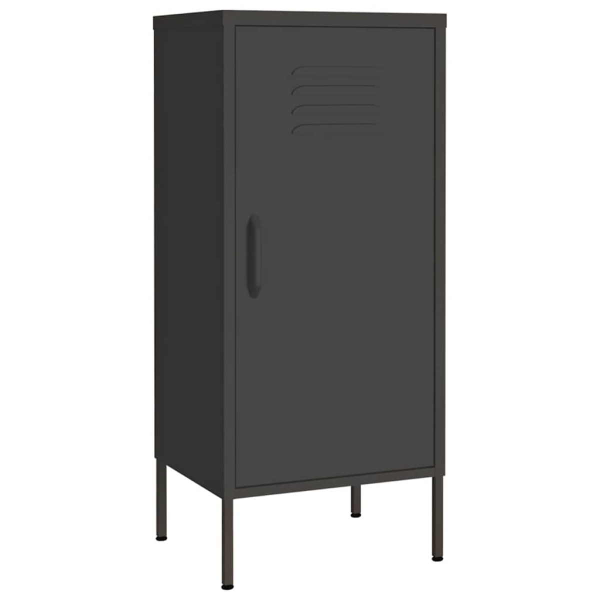 vidaXL Ντουλάπι Αποθήκευσης Ανθρακί 42,5x35x101,5 εκ. από Ατσάλι