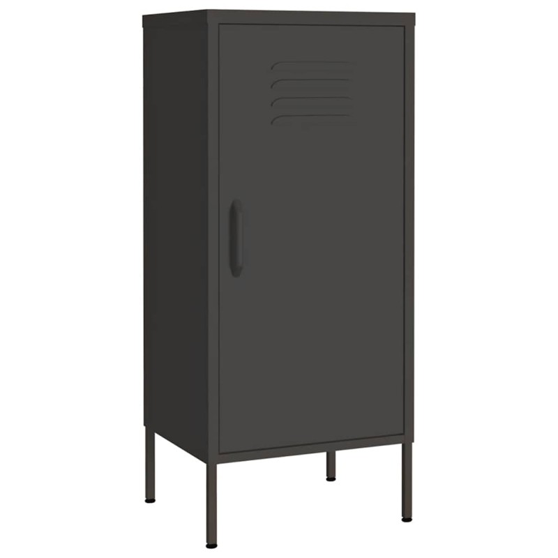 vidaXL Ντουλάπι Αποθήκευσης Ανθρακί 42,5x35x101,5 εκ. από Ατσάλι