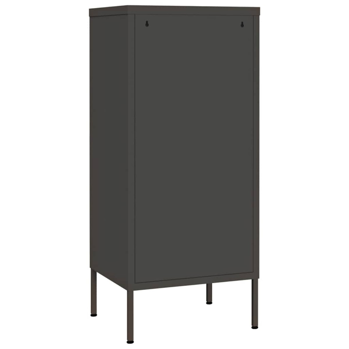 vidaXL Ντουλάπι Αποθήκευσης Ανθρακί 42,5x35x101,5 εκ. από Ατσάλι
