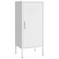 vidaXL Ντουλάπι Αποθήκευσης Λευκό 42,5x35x101,5 εκ. από Ατσάλι
