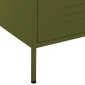 vidaXL Συρταριέρα Πράσινο Λαδί 80 x 35 x 101,5 εκ. από Ατσάλι