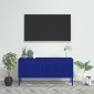 vidaXL Έπιπλο Τηλεόρασης Ναυτικό Μπλε 105x35x50 εκ. από Ατσάλι