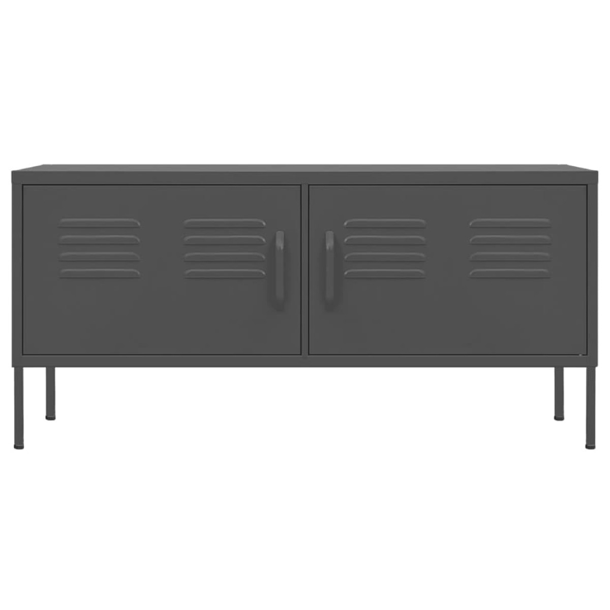 vidaXL Έπιπλο Τηλεόρασης Ανθρακί 105x35x50 εκ. από Ατσάλι