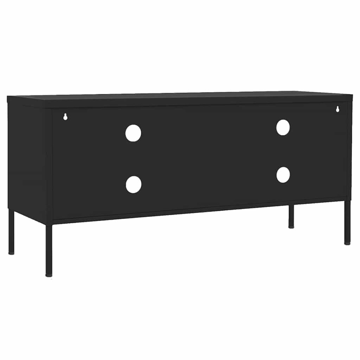 vidaXL Έπιπλο Τηλεόρασης Μαύρο 105x35x50 εκ. από Ατσάλι
