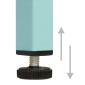 vidaXL Έπιπλο Τηλεόρασης Χρώμα Μέντας 105x35x50 εκ. από Ατσάλι
