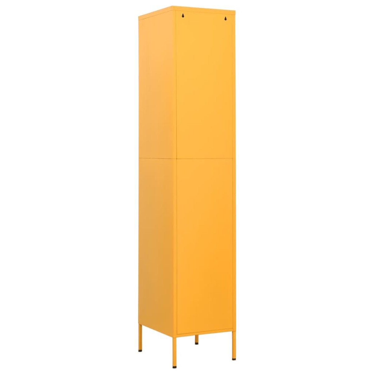 vidaXL Φοριαμός Μουσταρδί 35 x 46 x 180 εκ. από Ατσάλι