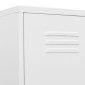 vidaXL Φοριαμός Λευκός 35 x 46 x 180 εκ. από Ατσάλι