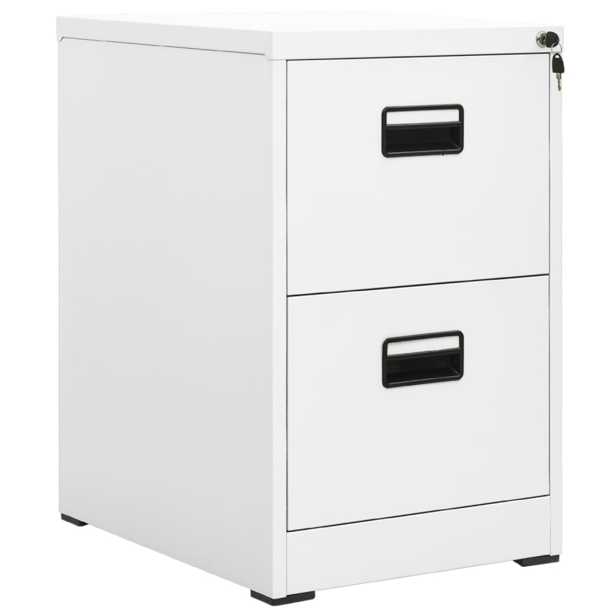 vidaXL Αρχειοθήκη Λευκή 46 x 62 x 72,5 εκ. από Ατσάλι