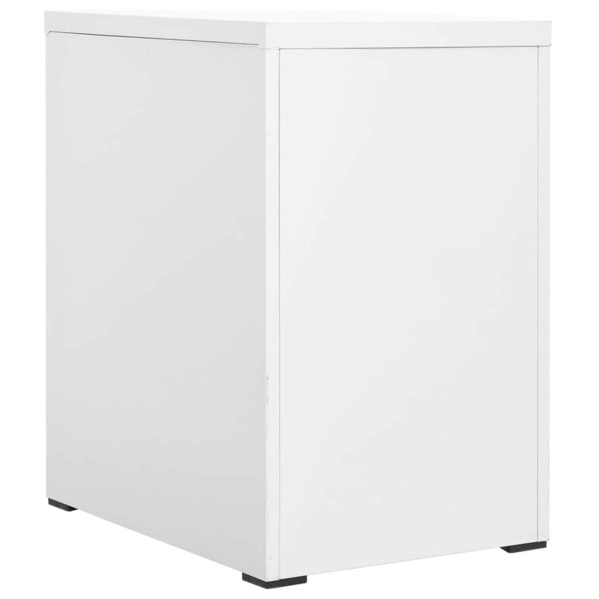vidaXL Αρχειοθήκη Λευκή 46 x 62 x 72,5 εκ. από Ατσάλι
