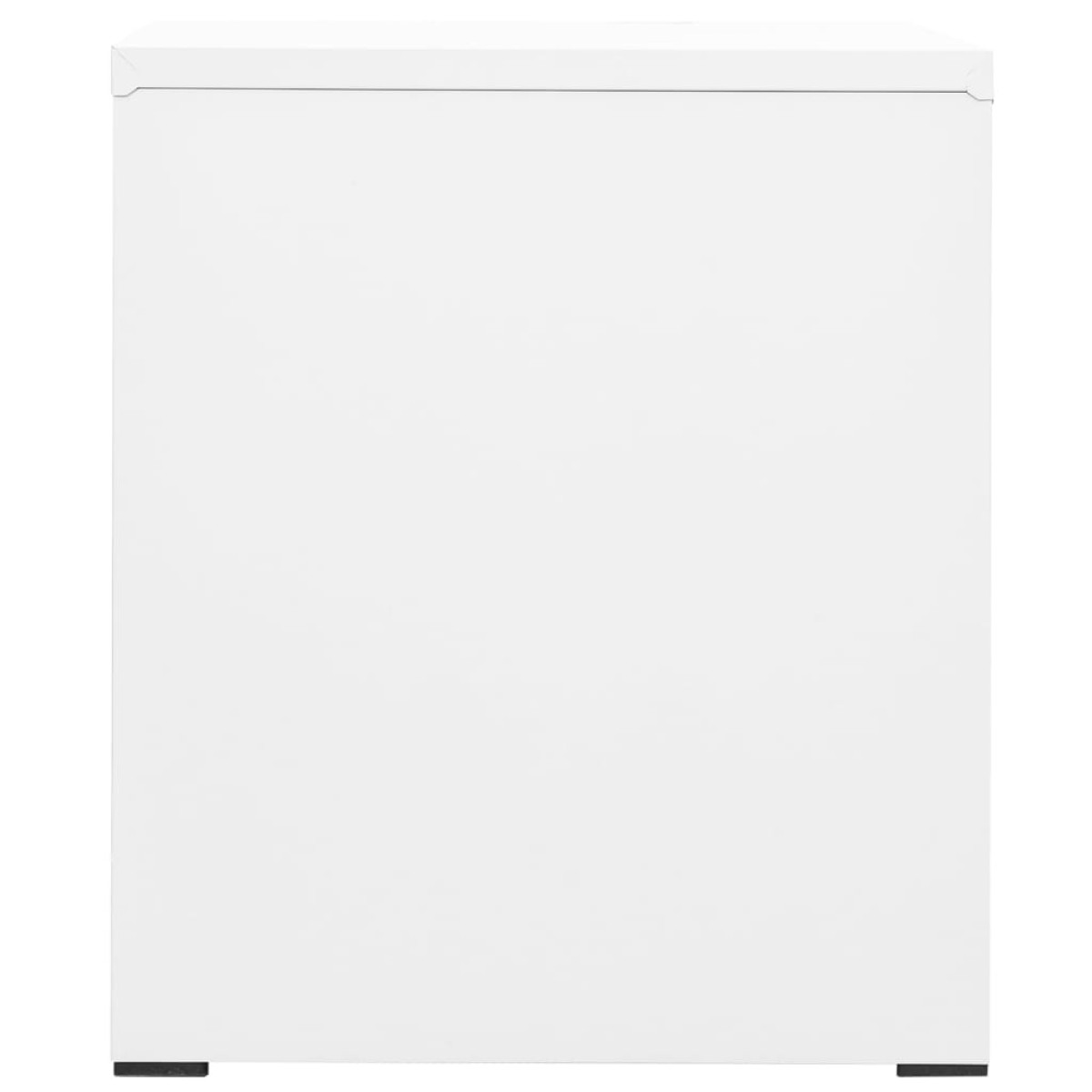 vidaXL Αρχειοθήκη Λευκή 46 x 62 x 72,5 εκ. από Ατσάλι