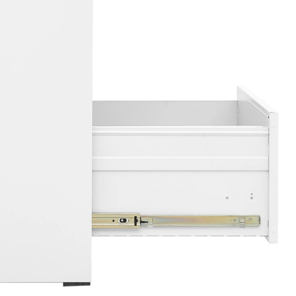vidaXL Αρχειοθήκη Λευκή 46 x 62 x 72,5 εκ. από Ατσάλι