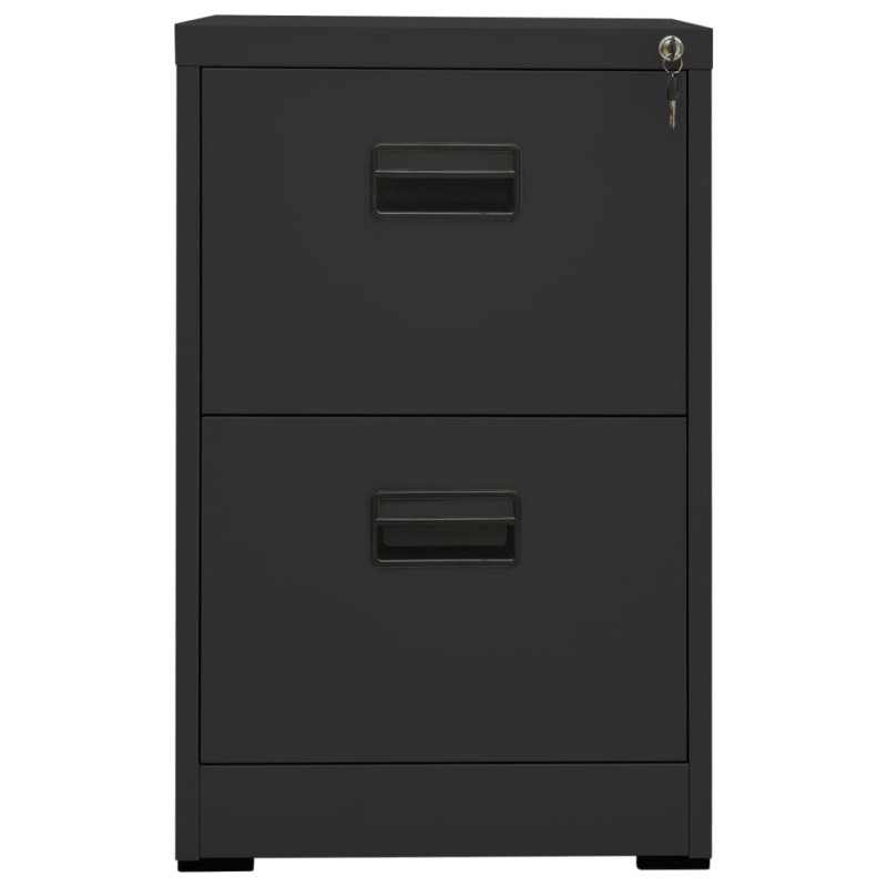 vidaXL Αρχειοθήκη Ανθρακί 46 x 62 x 72,5 εκ. από Ατσάλι
