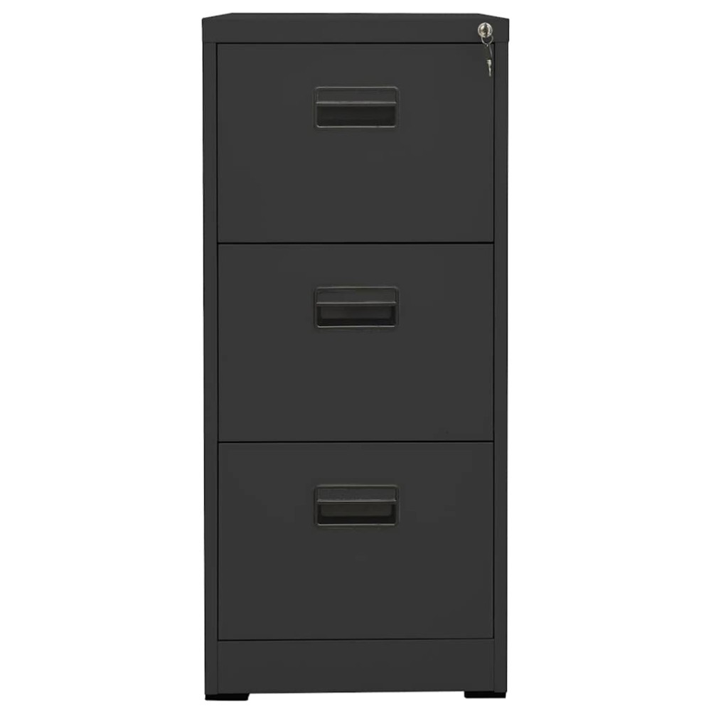 vidaXL Αρχειοθήκη Ανθρακί 46 x 62 x 102,5 εκ. από Ατσάλι