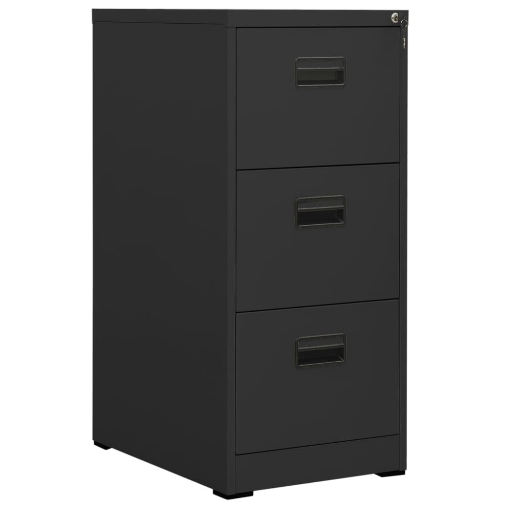 vidaXL Αρχειοθήκη Ανθρακί 46 x 62 x 102,5 εκ. από Ατσάλι