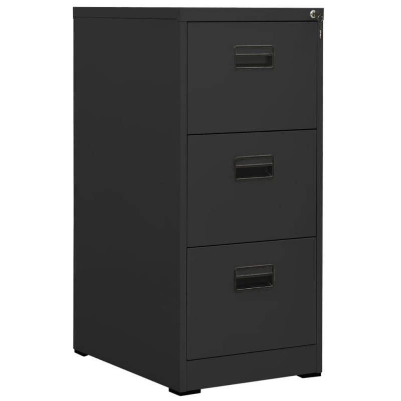 vidaXL Αρχειοθήκη Ανθρακί 46 x 62 x 102,5 εκ. από Ατσάλι